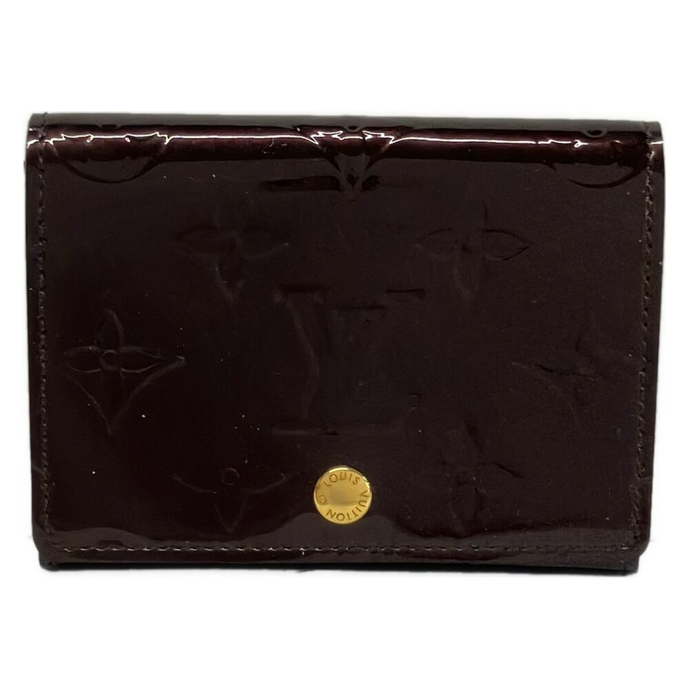 Louis Vuitton Enveloppe Carte de Visit Monogram Vernis Business Card Holder